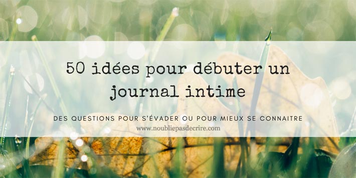 Journal intime d'une petite fille de 8 ans