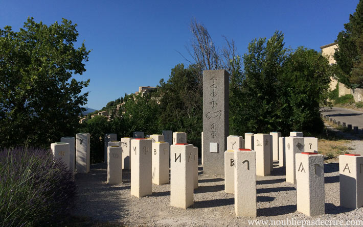 Le Chemin des écritures de Lurs en Provence