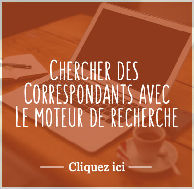 Trouver un correspondant : Moteur de recherche