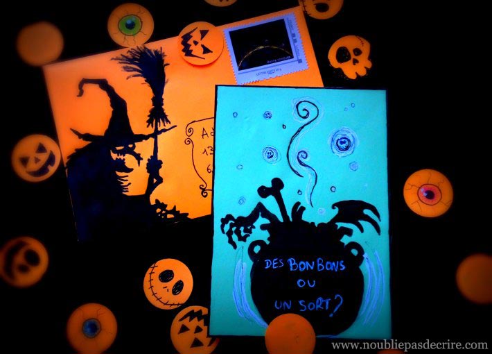 Idées Art Postal pour Halloween 2016