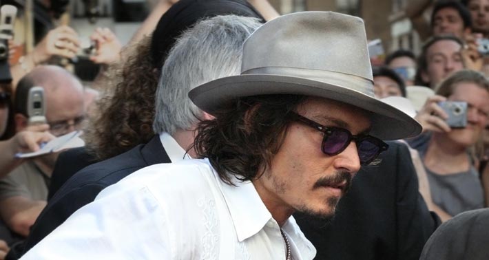 Johnny Depp vendait des stylos