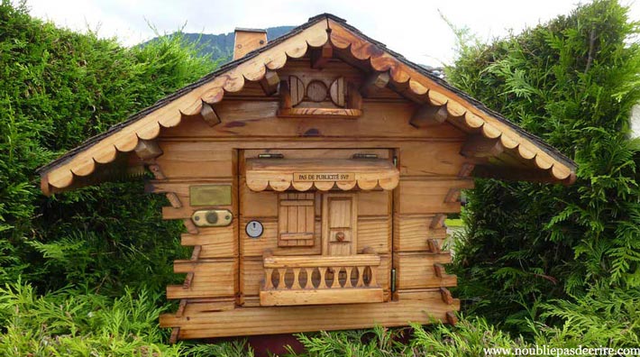 Boite aux Lettres Jumelle de la maison, de Haute-Savoie