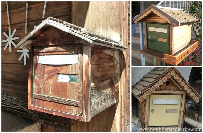 Boites aux Lettres en bois de Haute-Savoie