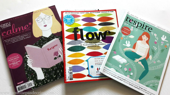 3 magazines life style, slow living qui nous invitent à prendre la plume 