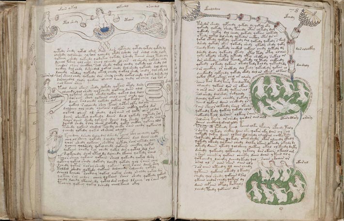 Le manuscrit de Voynich, écriture codée