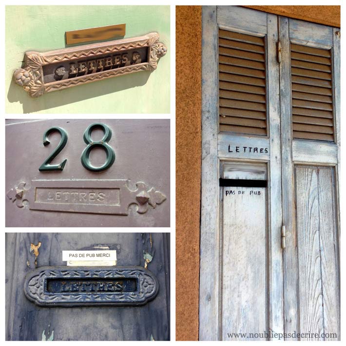 Boites aux lettres anciennes