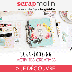 30 000 références de scrapbooking et de loisirs créatifs sur scrapmalin