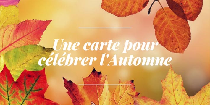 scrapbooking, Une carte pour célébrer l'Automne