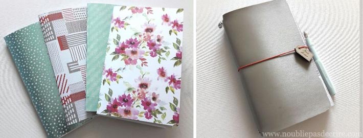 Tuto DIY carnets pour Midori ou traveler